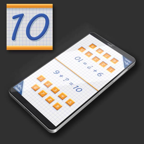App icon and screenshot from the game Friends Of 10