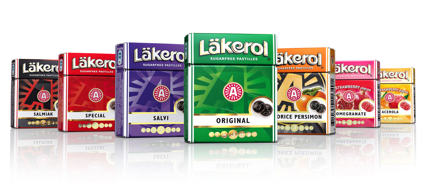 Läkerol - product line-up